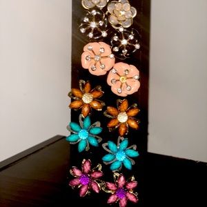 Flower earrings